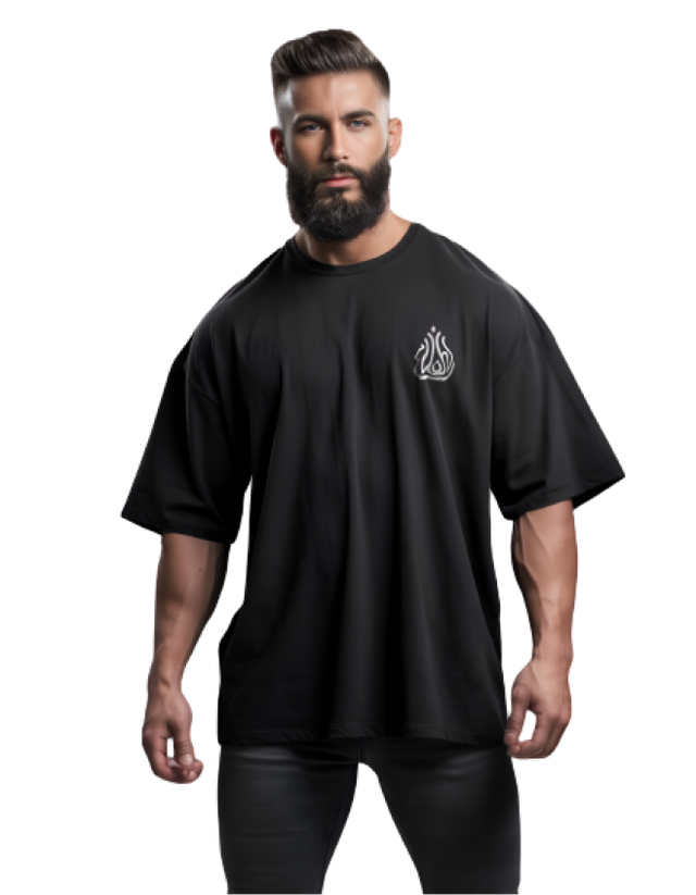 Peace Stone Wash Black Tee